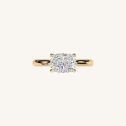 The Solienne β Cathedral Solitaire Engagement Ring (E-W)